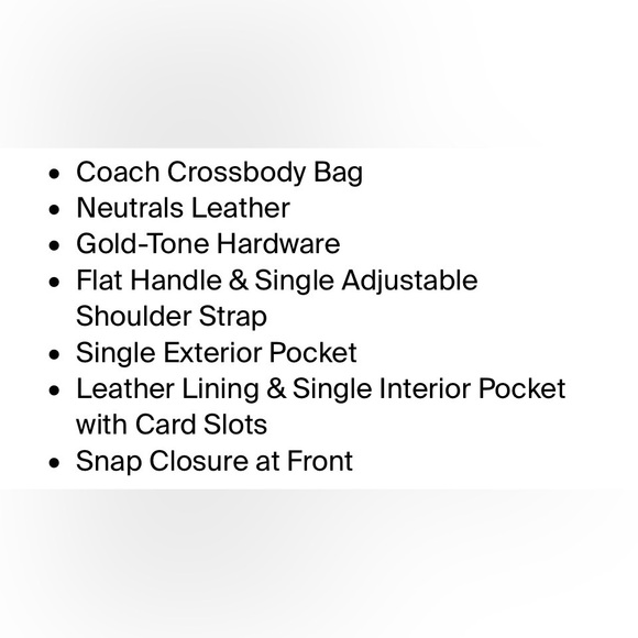 Coach Pillow Tabby 18 in Beige Leather crossbody 2 way bag with 2 straps EUC - Picture 3 of 16